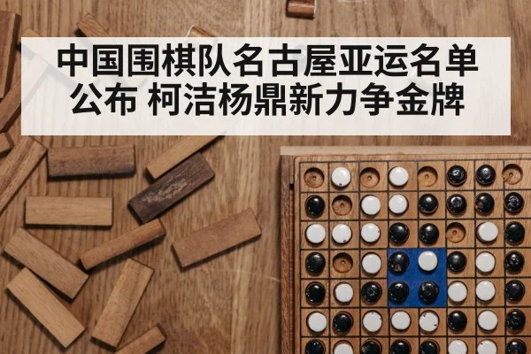 中国围棋队名古屋亚运名单公布 柯洁杨鼎新力争金牌